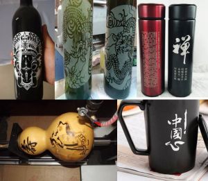 广安华莹酒瓶葫芦工艺品激光雕刻机